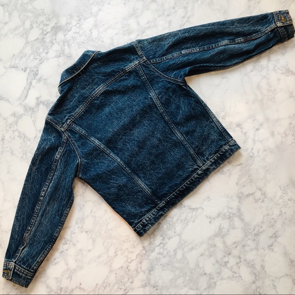 ⭐️Vintage 80s Blue Jean Jacket Acid Wash Denim - Picture 3 of 8